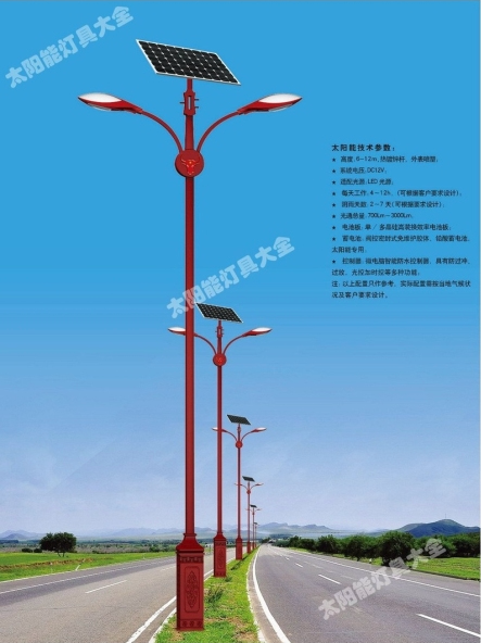 郴州市8 米太阳能路灯路灯 - 方案